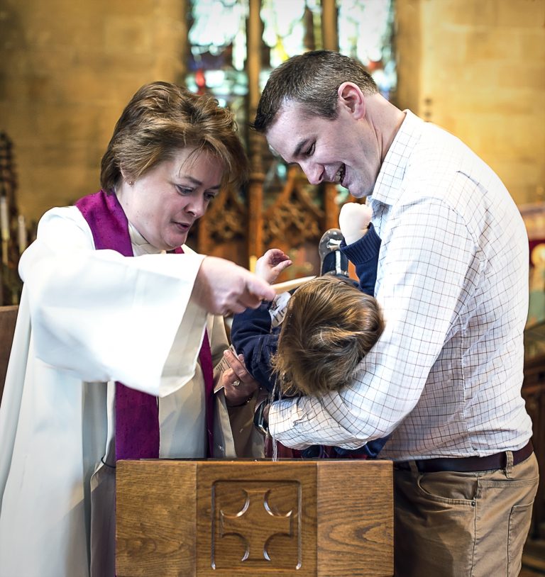 Baptism in St Peters Church, Formby